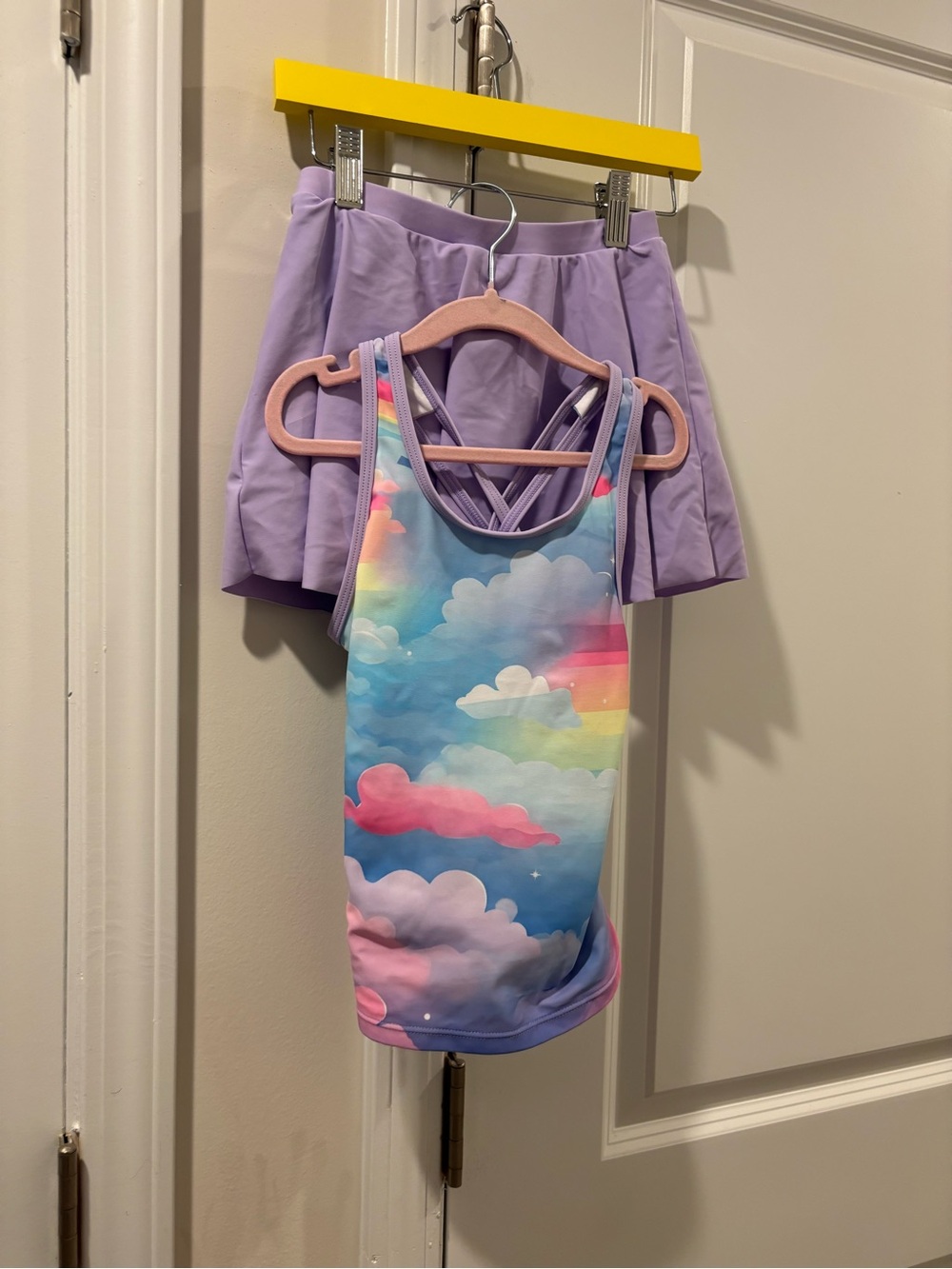 Pastel Grace Karin Cloud Print Tankini
